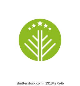 Tree logo design vector template