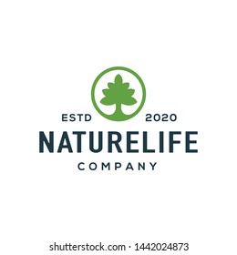 Tree logo design vector. Universal tree logo.