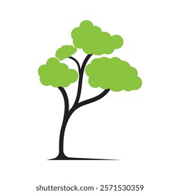 Tree logo ecology growth vector template icon