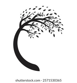 Tree logo ecology growth vector template icon