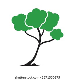 Tree logo ecology growth vector template icon