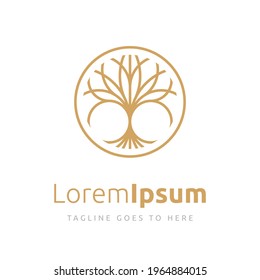 Tree logo, geometric tree logo, Nature trees vector, geometric tree icon, geometric plant logo, Garden Plant nature Logotype. Oak tree logo, Oak plant