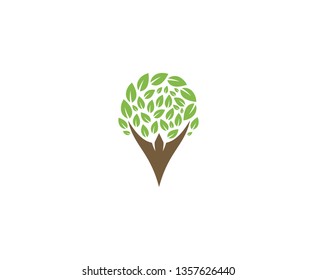 Tree logo icon 