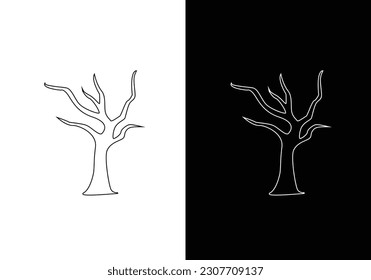 Tree logo icon design. Garden plant natural symbols template. Tree of life branches,  business sign collection. Vector illustration.