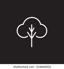 Tree logo  icon design Royalty Free Vector Image