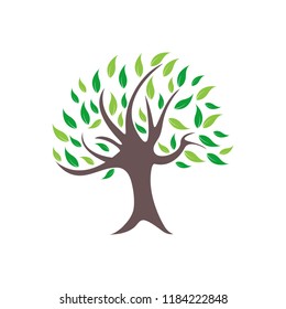 tree logo icon design template vector