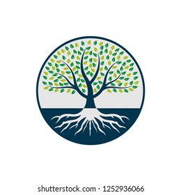 tree logo icon design template vector