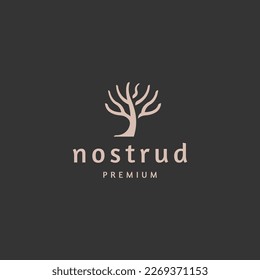 Tree logo icon design template flat. Landscape, nature, park, forest