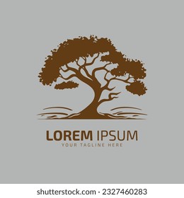 Tree logo icon symbol vector illustration design illustration
