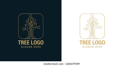 Tree Logo Icon Template Design Tree Logo Design for Corporate Company Logo