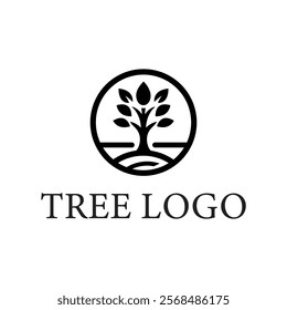 Tree logo icon vector concept