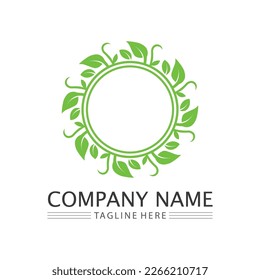 Tree logo icon vector illustration design.Vector silhouette of a tree templates of tree logo and roots  tree of life design illustration