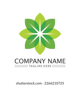 Tree logo icon vector illustration design.Vector silhouette of a tree templates of tree logo and roots  tree of life design illustration