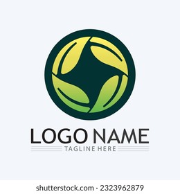 Tree logo icon vector illustration design.Vector silhouette of a tree templates of tree logo and roots  tree of life design illustration