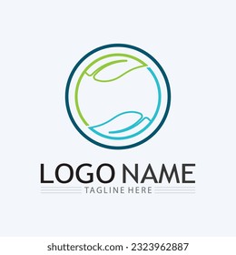 Tree logo icon vector illustration design.Vector silhouette of a tree templates of tree logo and roots  tree of life design illustration