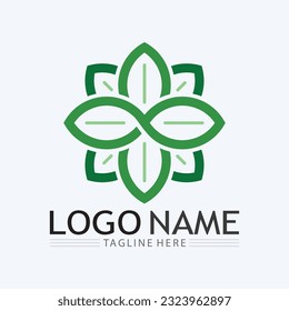 Tree logo icon vector illustration design.Vector silhouette of a tree templates of tree logo and roots  tree of life design illustration