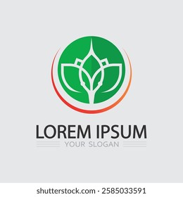Tree logo icon vector illustration design.Vector silhouette of a tree templates of tree logo and roots  tree of life design illustration