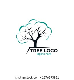 tree logo icon vector isolated