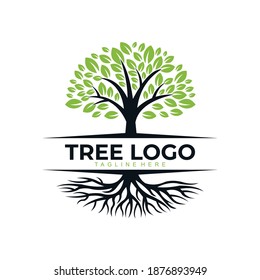 tree logo icon vector isolated