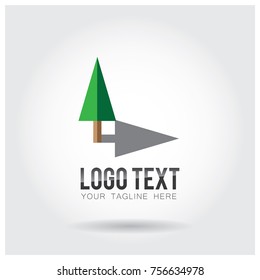 Tree Logo Icon Vector Template