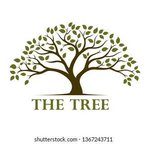 Tree logo illustration