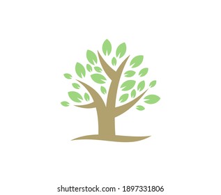 Baumlogo, Naturvektor 