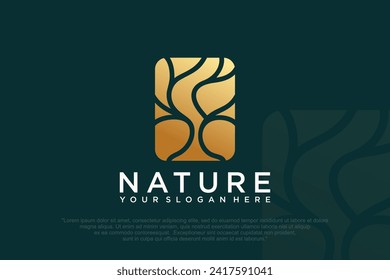 Tree logo modern concept design . Vector illustration