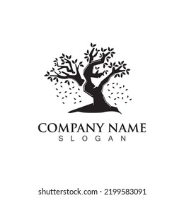 Tree logo nature design image of tree ecology element vetor