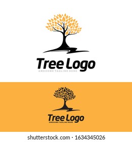Tree Logo, Oak Logo, Forest Logo And Evergreen Creative Logo