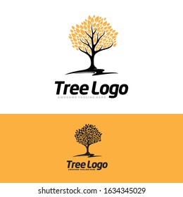 Tree Logo, Oak Logo, Forest Logo And Evergreen Creative Logo