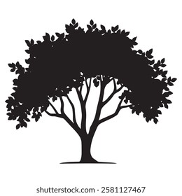  tree logo, oak trees, oak tree silhouette, oak vector,