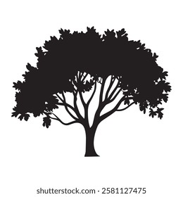  tree logo, oak trees, oak tree silhouette, oak vector,