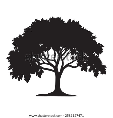  tree logo, oak trees, oak tree silhouette, oak vector,