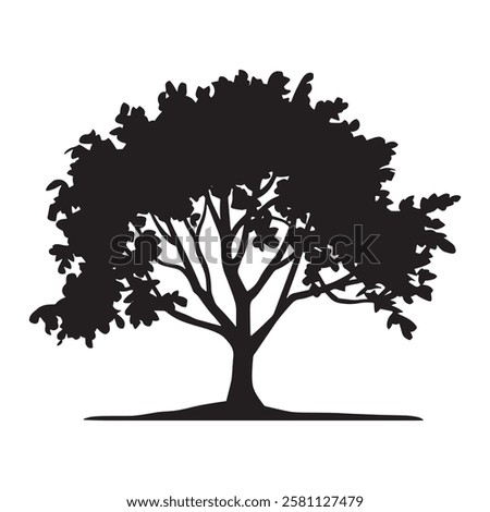  tree logo, oak trees, oak tree silhouette, oak vector,