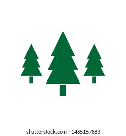 tree logo pine tree icon vector illustration
