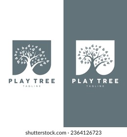 Tree Logo Plant Design Vector Illustrator Template