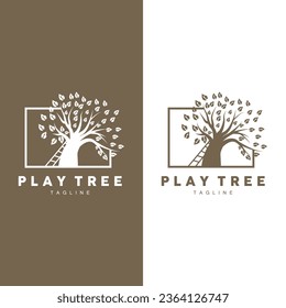 Vorlage für Baum-Logo-Design-Vektorgrafik-Vorlage