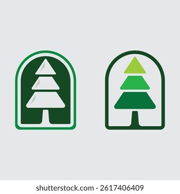 tree logo and plant stock icon design nature icon green illustration 