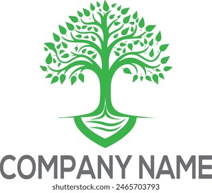 Tree logo and social design template, greening symbol , social logo with association icon looks, business and comunity