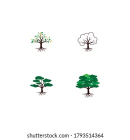 tree logo stock vektor template