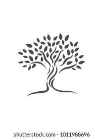 Tree logo template