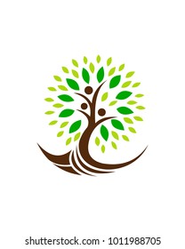 Tree logo template