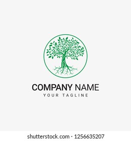 Tree Logo Template can be use for general company