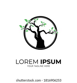 Inspiración en el diseño de la plantilla de logotipo de árbol