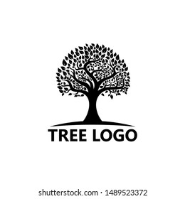 Tree Logo Template Design Vector, Emblem, Design Concept, Creative Symbol, Icon