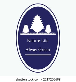 Tree Logo Template Design Vector, Emblem, Design Concept, Creative Symbol, Icon stock illustration