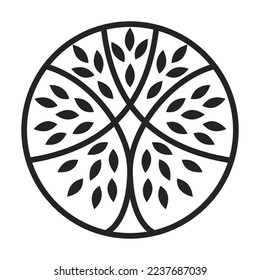 Tree Logo template Icon Illustration abstract Brand Identity