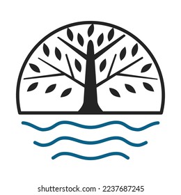 Tree Logo template Icon Illustration abstract Brand Identity