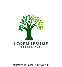 Tree logo template. nature icon design - vector