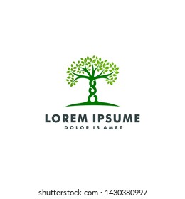 Tree logo template. nature icon design - vector